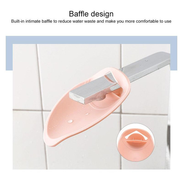 Faucet Extender Solid Color Sink Handle Extension Toddler For Bathroom  Children Hand Wash(Grey)