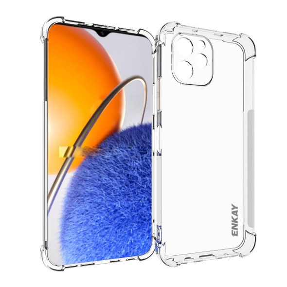 For Huawei Nova Y61 4G ENKAY Hat-Prince Clear TPU Shockproof Phone Case