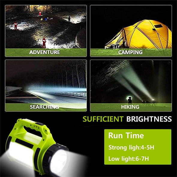 5W 1000LM USB Charging Outdoor Portable LED Searchlight, with USB Export Function