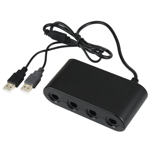 4 Ports GameCube Controller Adapter for Nintendo Wii U/PC USB/Switch