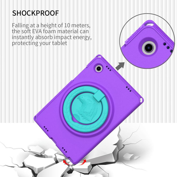 For Samsung Galaxy Tab A8 10.5 2021 EVA + PC Shockproof Tablet Case with Waterproof Frame(Purple)