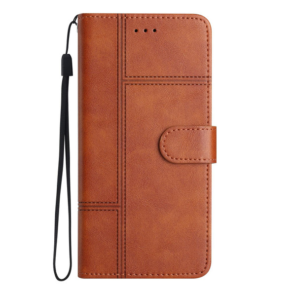 For Xiaomi 12 Pro Business Style Cowhide Texture Leather Phone Case(Brown)