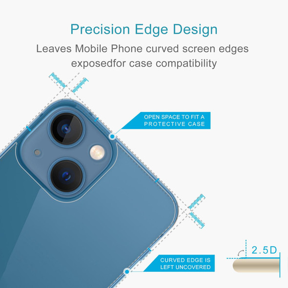 10 PCS 0.26mm 9H 2.5D Tempered Glass Back Film - iPhone 13 mini