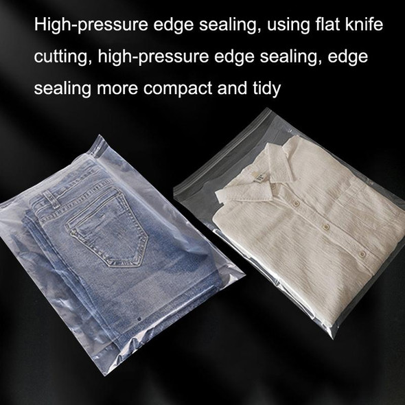 100 PCS / Set PE Clothing Packaging Bag Transparent Self-Stick Bag Jewelry Plastic Sealed Bag, Size:, Specification: 16x25cm