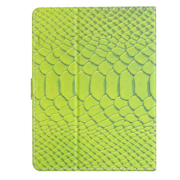 For 7 inch Tablets Solid Color Crocodile Texture Leatherette Tablet Case(Green)
