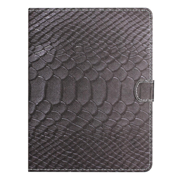 For 7 inch Tablets Solid Color Crocodile Texture Leatherette Tablet Case(Black)