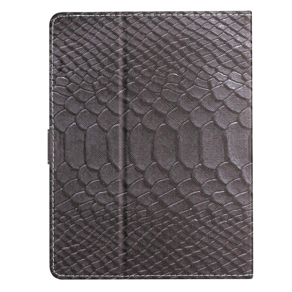 For 7 inch Tablets Solid Color Crocodile Texture Leatherette Tablet Case(Black)