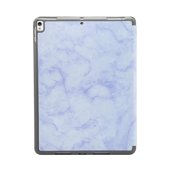 Marble Texture Pattern Horizontal Flip Leather Case for iPad Air 2019 10.5 inch, with Three-folding Holder & Pen Slot & Sleep / Wake-up Function (Purple)