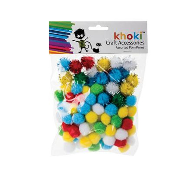 Art & Craft Accessories Glitter Pom Poms