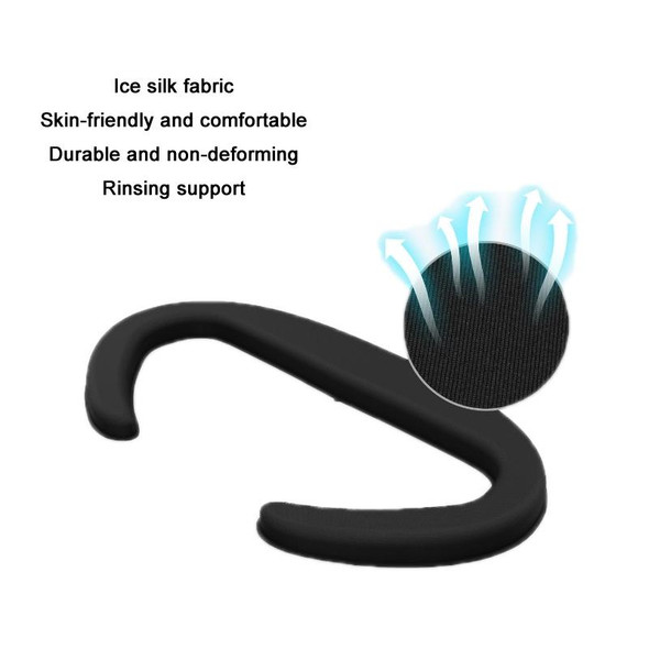 For PICO 4 Sponge Leatherette Magnetic Blackout Sweat Face Cover