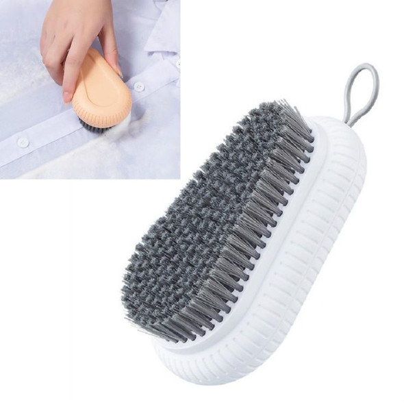 7 PCS Plastic Soft Bristle Washing Brush Cleaning Brush(White)