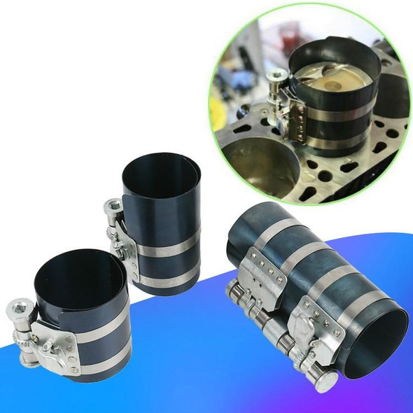 2 PCS Piston Ring Compressor Shrinker Piston Ring Installation Tool Engine Repair Tool, Specification: 3 inch