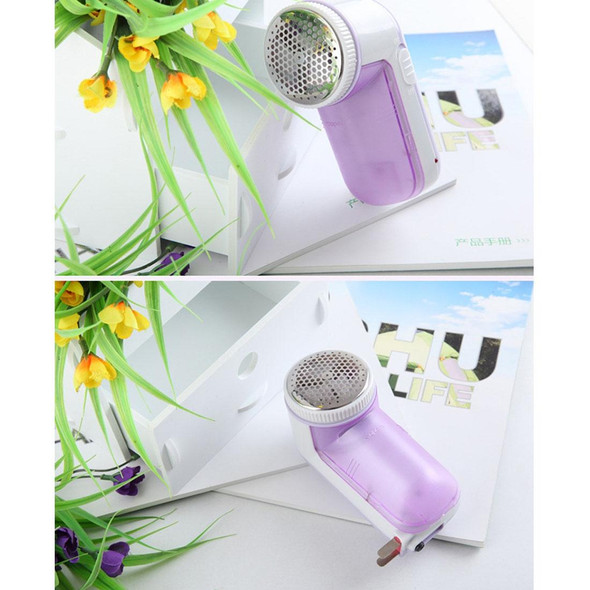 AC 100-240V Rechargeable Remove Fluff Fabric Shaver Lint Remover(Purple)