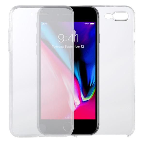 iPhone 8 Plus & 7 Plus PC+TPU Ultra-Thin Double-Sided All-Inclusive Transparent Case