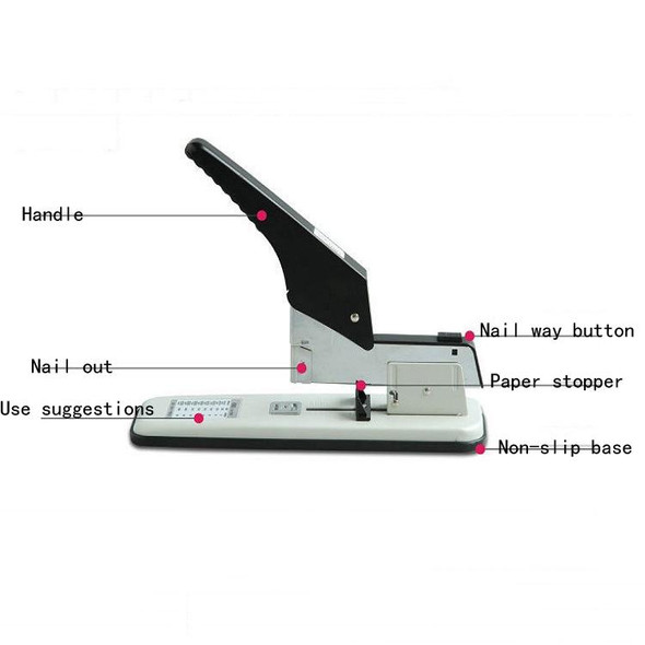 Deli 0399 Large Stapler Thickened Lengthened Labor Saving Office Stationery Stapler