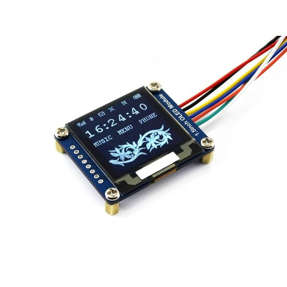 Waveshare General 1.5 inch 128x128 OLED Display Module, SPI/I2C interface