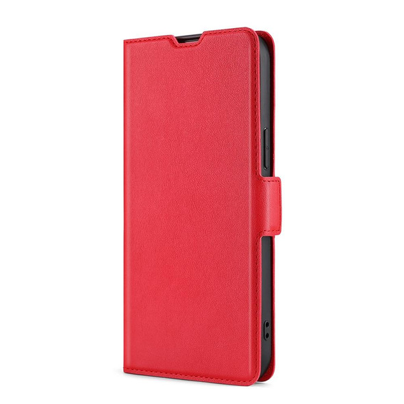 For Honor 80 Pro Ultra-thin Voltage Side Buckle Horizontal Flip Leatherette Phone Case(Red)