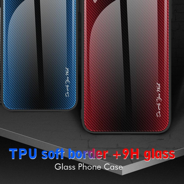 For Xiaomi 13 Pro Texture Gradient Glass TPU Phone Case(White)