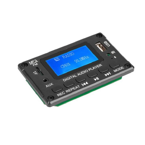 116BT LCD Lyrics Display Bluetooth Module Amplifier MP3 Decoder Board(Black)