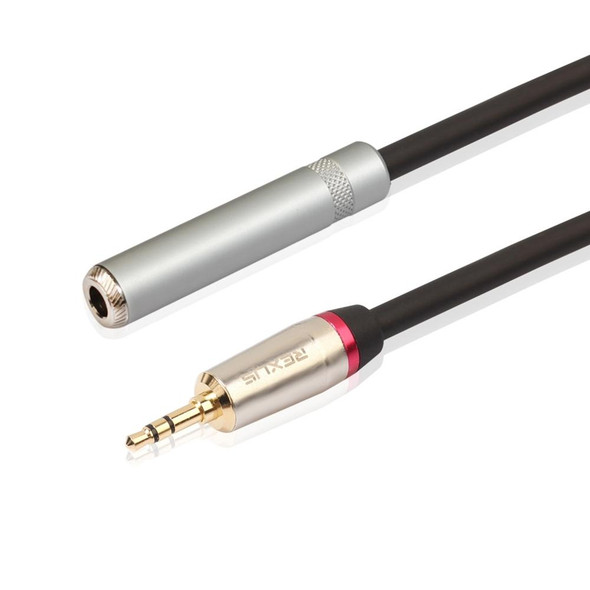 REXLIS TC128MF 3.5mm Male to 6.5mm Female Audio Adapter Cable, Length: 60cm