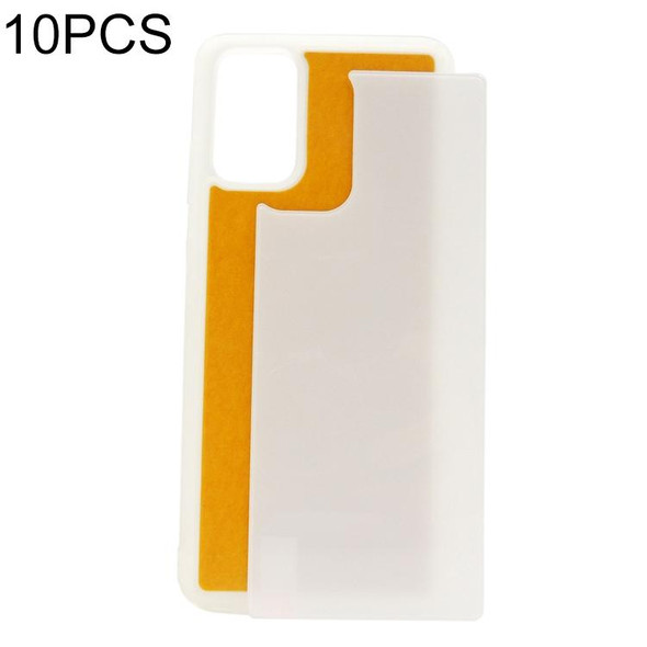 For Samsung Galaxy S20+ 10pcs Thermal Transfer Glass Phone Case(White)