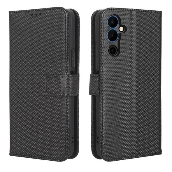 For Tecno Pova Neo 2 Diamond Texture Leatherette Phone Case(Black)