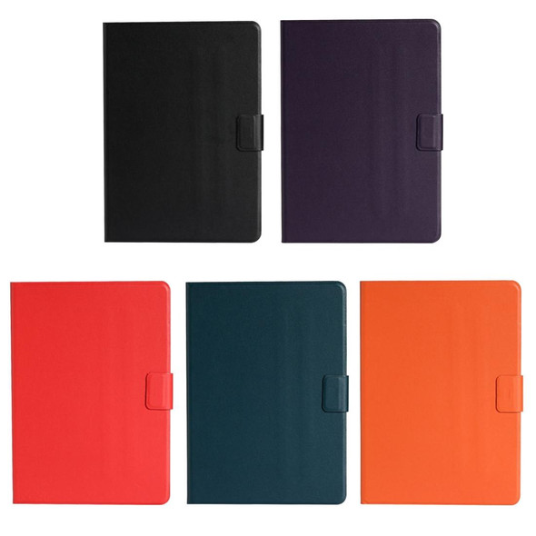 For Samsung Galaxy Tab A 9.7 T550/T555C Solid Color Horizontal Flip Leatherette Case with Card Slots & Holder & Sleep / Wake-up Function(Black)