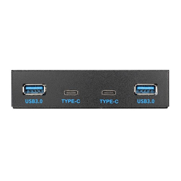 2 x USB 3.0 + 2 x USB-C / Type-C Floppy Drive Front Panel