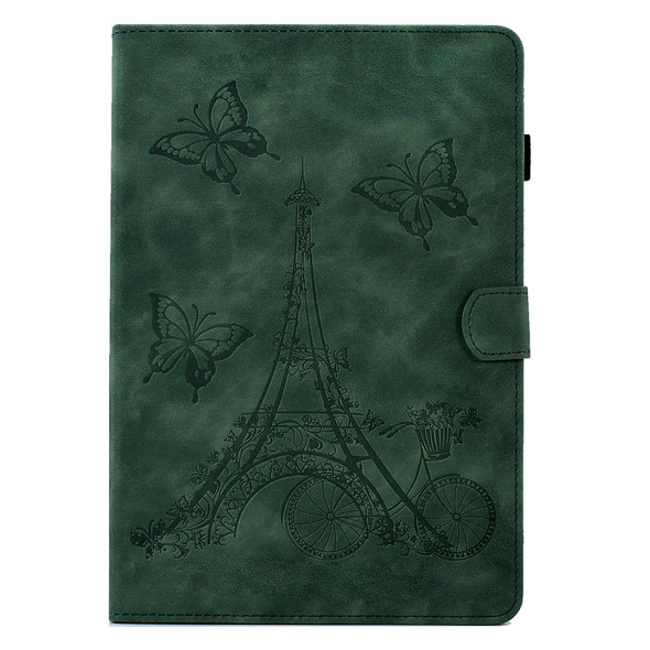 For 8 inch Tablets Tower Embossed Leatherette Tablet Case(Green)