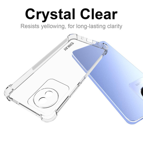 For vivo Y02 4G ENKAY Transparent TPU Shockproof Phone Case