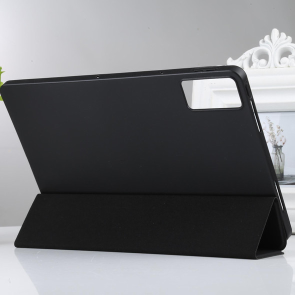 For Xiaomi Redmi Pad 10.61 2022 Three-fold Holder Flip Tablet Leather Case(Black)