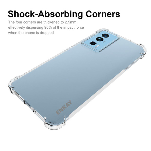 For Xiaomi Redmi K60 / K60 Pro ENKAY Transparent TPU Shockproof Phone Case