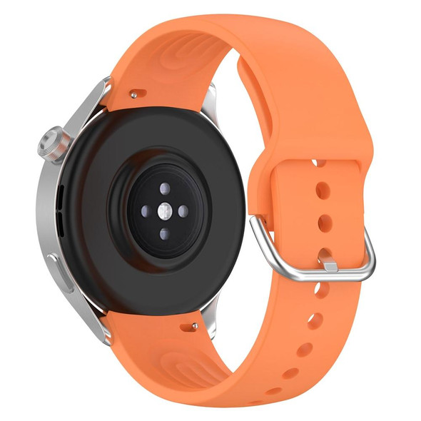 For Xiaomi Watch S2 22mm Solid Color Silicone Watch Band(Orange)