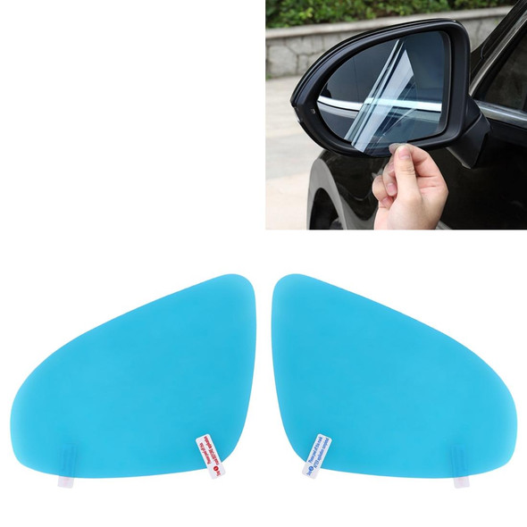 For Audi A6 2008-2011 Car PET Rearview Mirror Protective Window Clear Anti-fog Waterproof Rain Shield Film