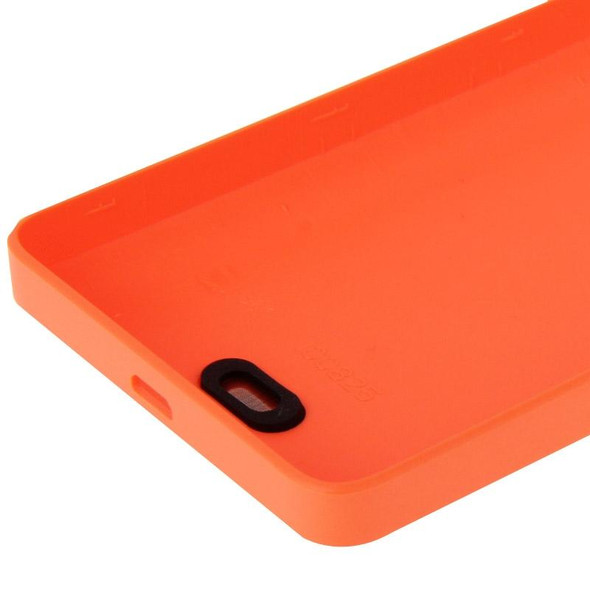 Frosted Battery Back Cover  for Microsoft Lumia 430(Orange)