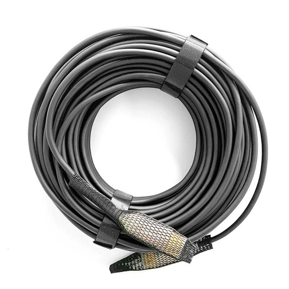 2.0 Version HDMI Fiber Optical Line 4K Ultra High Clear Line Monitor Connecting Cable, Length: 25m(White)