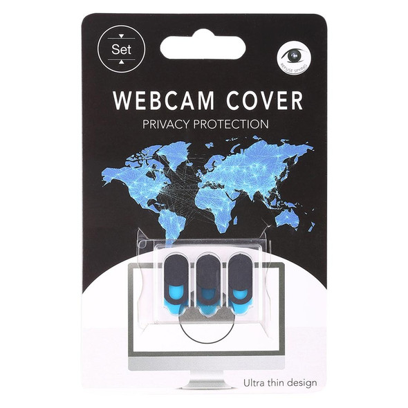 3 PCS Universal Ultra-thin Design WebCam Cover Shutter Slider Camera Cover, For Laptop, iPad, PC, Tablet, Cell Phones