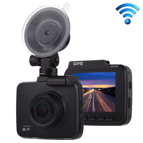 GS63H Car DVR Camera 2.4 inch LCD Screen HD 2880 x 2160P 150 Degree Wide Angle Viewing, Support Motion Detection / TF Card / G-Sensor / GPS / WiFi / HDMI(Black)