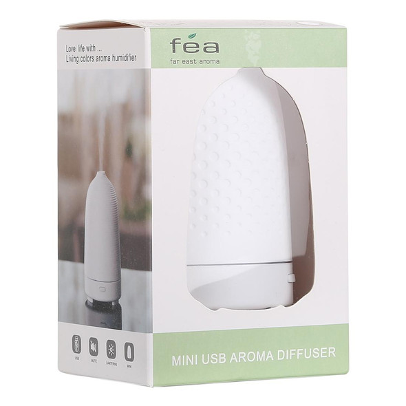 5W Honeycomb Texture Mini Humidifier with Colorful Light, Capacity: 50ml, DC 5V(White)