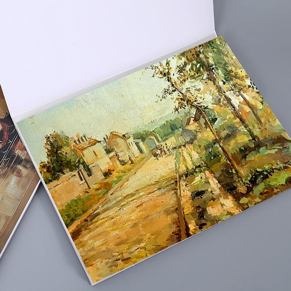 Professional Oil Painting Paper Book 20 Sheets Acrylic Oil Paint Creative Painting Canvas 8k 460x350mm