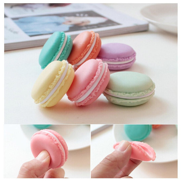 10 PCS Lovely Macaron Style Ornaments Box Portable Medicine Box Storage Box Random Color Delivery