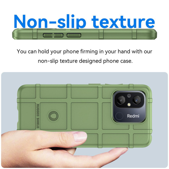 For Xiaomi Redmi 12C Full Coverage Shockproof TPU Case(Green)