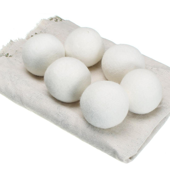 10 PCS Laundry Clean Ball Reusable Natural Organic Laundry Fabric Softener Ball Premium Organic Wool Dryer Balls