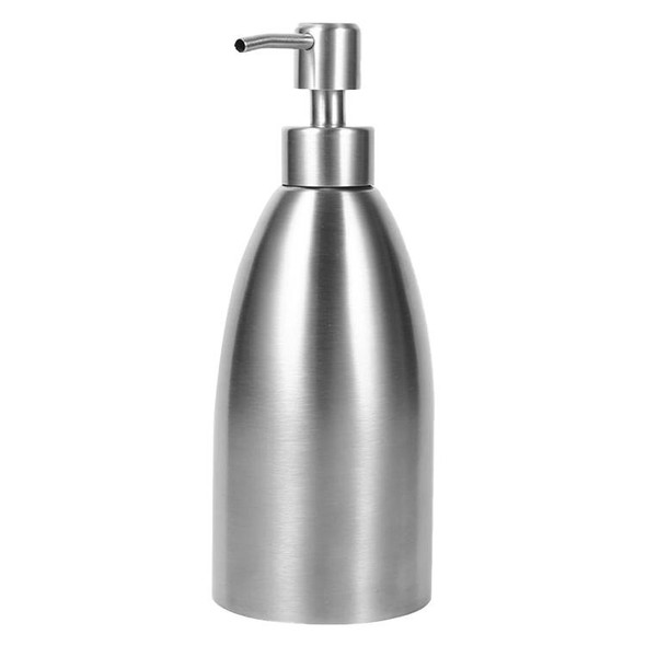 500ml Stainless Steel Soap Dispenser Kitchen Bathroom Shampoo Box Detergent Bottle