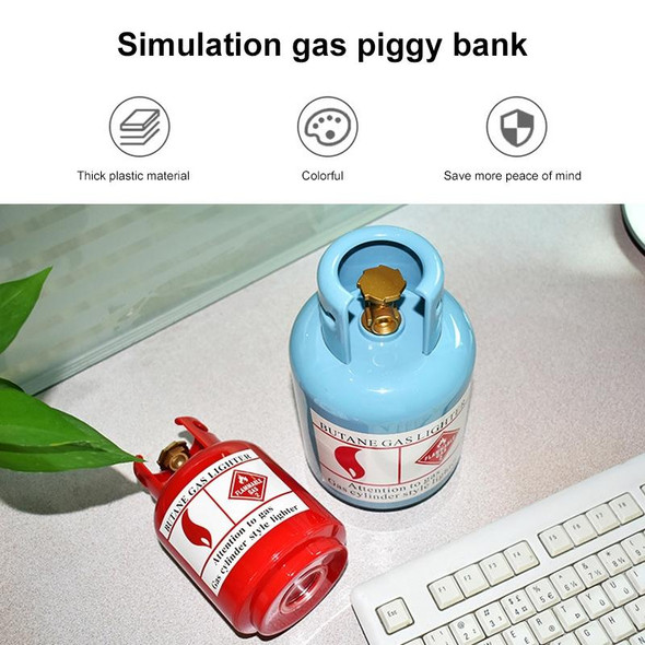 Kids Toy Simulated Gas Tank Coin Money Saving Storage Box Piggy Bank(Random Color Delivery)