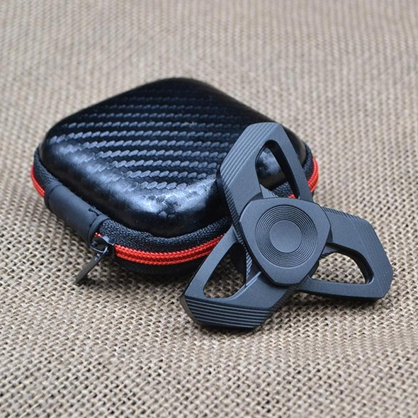 CKFSL Fingertip Gyroscopy EDC Hand Spinner Metal Stress Relief Toys(Black)