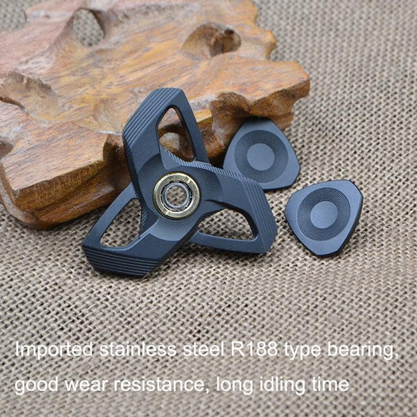 CKFSL Fingertip Gyroscopy EDC Hand Spinner Metal Stress Relief Toys(Blue Spots)