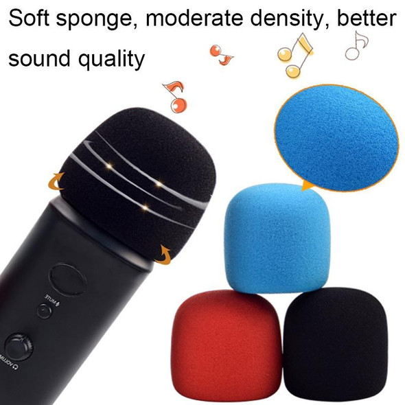 For Blue Yeti Pro Anti-Pop and Windproof Sponge/Fluffy Microphone Cover, Color: Blue Sponge