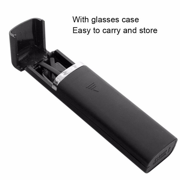 TR90 Seniors Clear Glasses With Portable Case Lightweight Presbyopic Glasses, Degree: +2.50(Black)