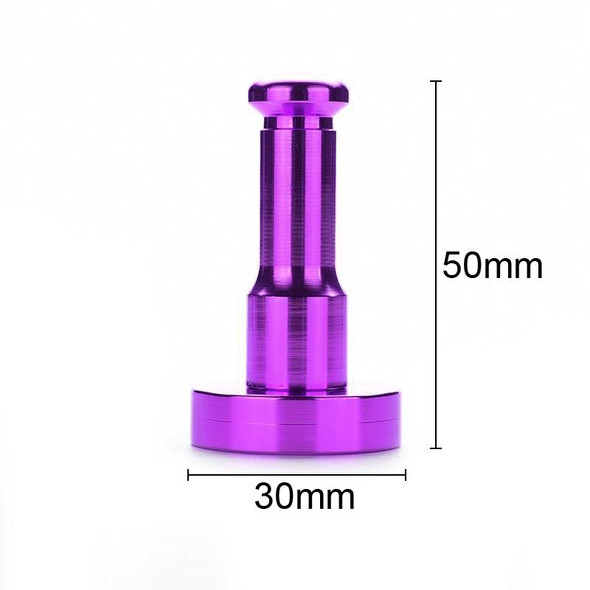 Color Personality Space Aluminum Round Hook Single Hook Kitchen Color Clothes Hook No Rust (Purple)